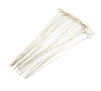 TOYANDONA 40 Piezas Clip de Tarjeta de Flor de Metal Portatarjetas Forma de Corazón de Palitos Decorativos Dorados para Centros de Mesa de Boda Porta Fotos y Notas