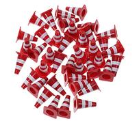 TOYANDONA 40 Piezas De Simulación De Barricada Miniconos De Seguridad Conos De Agilidad De Construcción Pequeños Conos De Tráfico Minibarricada Miniatura Juguete Abdominales Niño