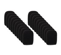 TOYANDONA 40 Piezas Estuche de micrófono espuma para parabrisas de micrófono piezas de micrófono de auriculares accesorios de micrófono profesional protectores de micrófono