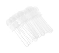 TOYANDONA 40 Piezas Mangos para Abanicos Mini Redondos de Plástico Resistentes para Manualidades Accesorios para Bodas y Actividades Creativas Familiares