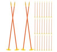 TOYANDONA 40 Unidades Flechas de Ventosa para Infantiles de Plástico Ligero con Punta de Goma para con Interior y Exterior de Flechas de Repuesto para Niñas