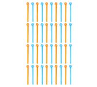 TOYANDONA 40 Unidades Percha para Jaula de Pájaros de Plástico para Pinzones y Canarios Diseño Estimulante y Forma Única para Enriquecer el Ambiente Interior
