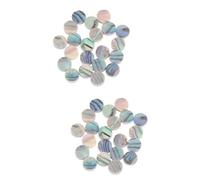 TOYANDONA 40piezas Puntos Redondos Concha De Abulón Para Incrustación Diapasón De Guitarra y Ukelele