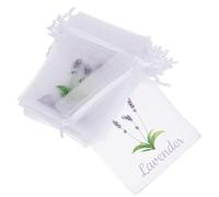 TOYANDONA 40piezas Sobres Vacíos Bolsitas Cordón de Malla para Aromaterapia Especias Secas Organización de Armarios Fragancia Hogar