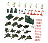 TOYANDONA 41piezas De Juguetes Militares para Soldaditos y Accesorios para Fomentar La Imaginación