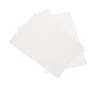 TOYANDONA 45 Hojas Recambio de Hojas Sueltas de Papel Cuadriculado A5 para Cuaderno Recargable, Papel de Notas Blanco Resistente y Versátil para Oficina y Artistas