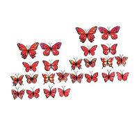TOYANDONA 48 Piezas 3d Libélula Decoración De La Pared Decoración De La Pared De Mariposas Etiqueta De La Pared De Mariposas Pegatinas Bebé Hada Animal De Polivinilo