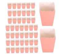 TOYANDONA 48piezas Cajas Para Palomitas De Maíz De Unidades Estilo Vintage Para Fiestas De Carnaval Recipiente Para Guardar Bocadillos Portátiles Para Llevar