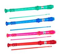 TOYANDONA 4juegos Clarinet for Kids Lightweight Beginners Wind Instrument Safe Resin Material for Classroom Music Teaching Colors