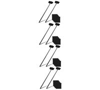 TOYANDONA 4juegos Limpieza Para Flauta Varillas y Paños Kit Completo De Mantenimiento Para Flautas Herramienta De Limpieza Multifuncional Para Instrumentos De Viento