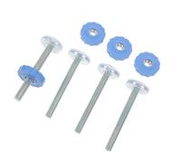 TOYANDONA 4piezas Barandilla de Seguridad para Protector de Pared para Puertas de Seguridad Presión Tornillos Roscados Herrajes de Ajuste Fácil para Escaleras y Mascotas