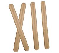 TOYANDONA 4piezas Bateo De Madera Claves Clásicas De Madera Palos Rítmicos De Para Instrumentos De Percusión Para Adultos y Juguetes Años