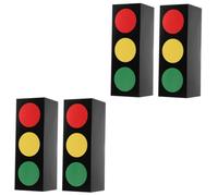TOYANDONA 4piezas Caja De Forma De Semáforo Para Bodas y Aniversarios Pack Para Dulces y Joyería Diseño Creativo Para Fiestas y Celebraciones