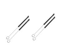 TOYANDONA 4piezas Cepillo De De Metal Con Mango Duradero Para Batería y Jazz Escobillas De Alambre Para Percusión Para Músicos Profesionales y Principiantes