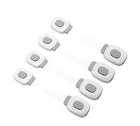 TOYANDONA 4piezas Cerradura De Seguridad Autoadhesiva Para Armario Cerradura Antipinchazos Para Cajón De Protección Para Bebés Para Cocina y Baño