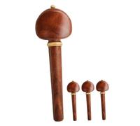 TOYANDONA 4piezas Clavijas de Palisandro para Violonchelo Clavijas de Afinación de Madera Accesorios para Violonchelo Uso Concierto o Práctica