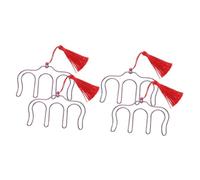 TOYANDONA 4piezas Clip De Música De Borlas Soporte De Partituras y Libros Para Piano y Uso Versátil