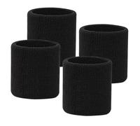 TOYANDONA 4piezas Correa Deportiva Muñeca De Algodón Elástica Muñequeras Transpirables y Absorbentes De Sudor Para Correr Entrenamiento De Fútbol Americano y Béisbol