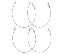 TOYANDONA 4piezas Correa para Perro Resistente Mordeduras Cable De Acero Recubierto Correa Gruesa para Entrenamiento De Cachorros y Paseos Diarios