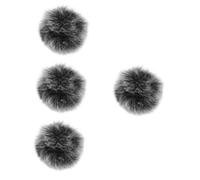 TOYANDONA 4piezas Cubierta De Microfono Antiviento De Sintética Parabrisas Para Grabación Funda Protectora De Micrófono Diseño Práctico y Adaptabilidad