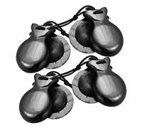 TOYANDONA 4piezas De Madera Española Para Percusión Instrumentos Musicales Compactos y Portátiles Perfectos Para Clases De y Actividades Musicales