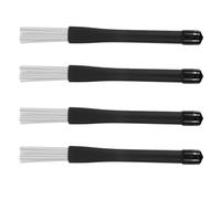 TOYANDONA 4piezas Escobillas para Batería de Jazz de Nailon Suave Accesorios Portátiles para Equipo de Percusión para Bateristas Acústicos