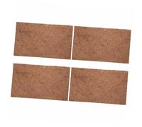 TOYANDONA 4piezas Estera De Fibra De Natural para Terrarios De Dragones Barbudos Revestimiento para Tanque De Reptiles De Hábitat para