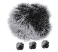 TOYANDONA 4piezas Funda Micrófono Protector Viento Recepción Sonido Cine Televisión Exterior Peso Ligero