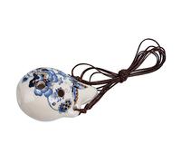 TOYANDONA 4piezas Ocarina Decorativa De Cerámica De Huecos Instrumento Musical Para Principiantes Sonido Extraordinario y Diseño Portátil