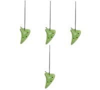 TOYANDONA 4piezas Ocarina Mini De Huecos Instrumento Musical Para Ligera y Fácil De Tocar Para Aprender Música y Diversión