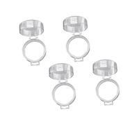 TOYANDONA 4piezas Protector De Perillas Para Cocina De Gas Cubiertas De Seguridad Transparentes Con Orificio Grande Antiapertura Para Niño Niña Práctico y Fácil De Usar