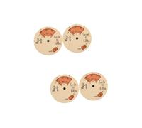 TOYANDONA 4piezas Wooden Chord Wheel Melody Tool for Musicians Circle of Fifths Accessory for Piano and Music Studies