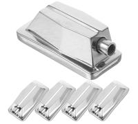 TOYANDONA 5 Ganchos De Garra Para Batería, Orejeta De Metal Plateada, Accesorio Resistente Compatible Para Tambor, Repuesto Adecuado Para Percusión y Batería Jazz, Paquete De 5 Unidades