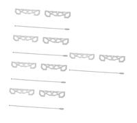 TOYANDONA 5 Juegos Soporte de Cocina para Camping Inoxidable Resistente Soporte para Estufa de Barbacoa Accesorio y Portátil para Actividades