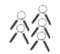 TOYANDONA 5 Piezas Abrazaderas de Barra Profesional de Resistentes y Portátiles para Levantamiento Clips de Mancuernas y Barra para Entrenamientos Gimnasio