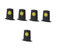 TOYANDONA 5 Piezas boca de sonido crema hidratante para bajo instrumentos musicales guitarras humidificador de instrumentos herramienta de humedad de guitarra de plástico universal Regulador