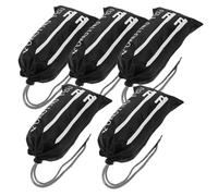 TOYANDONA 5 Piezas Bolsa de Almacenaje para Estacas de Tienda Bolsa con Cordón para Clavos y Martillo Organizador Multifuncional para Camping Senderismo y Pesca