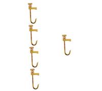 TOYANDONA 5 Piezas Clips De Reparación De Instrumentos Musicales Herramientas De Reparación De Violín Luthier Mantenimiento Del Violín Equipo Para Hacer Violines Grieta Latón Plano Posterior