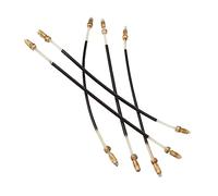 TOYANDONA 5 Piezas de Cordal de Violín de Nailon y Latón Antideslizante, Longitud 13,8 Mm, Compatible Violines 4/4-3/4 y Violas Pequeñas, Repuesto para Cuerdas de Violín, Accesorios