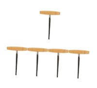 TOYANDONA 5 Piezas escariador de violín herramienta de reparación de luthier herramienta de luthier de violín instrumentos musicales escariador de clavija de viola de acero inoxidable madera