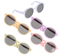 TOYANDONA 5 Piezas Gafas De Muñeca Mini Gafas De Sol para Muñecas Pequeñas Gafas Accesorios De Muñeca Cosas En Miniatura Mini Muñecas Accesorios De Disfraces para Manualidades De
