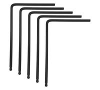 TOYANDONA 5 Piezas Llave Hexagonal de Metal de 4mm para Ajuste de Tensor de Guitarra Eléctrica, Herramienta para Restaurar Acción de Cuerdas en Reparaciones y Mejoras de Guitarra