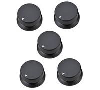 TOYANDONA 5 Piezas mando perilla de bajo para amplificador reemplazo de la perilla de audio perillas de potenciómetro de guitarra perilla de volumen aluminio suite instrumento musical
