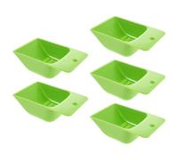 TOYANDONA 5 Piezas Pala de Grava para Peceras de Plástico Verde Diseño Ergonómico para Limpieza de Sustrato y Mantenimiento de Acuarios y Tanques de Peces