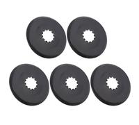 TOYANDONA 5 Piezas Protector de Rueda Dentada de PP para Bicicleta Negro Protección Integral Que Bloquea Aceite y Suciedad en Piñones y Desviadores para Mantenimiento y Ciclismo