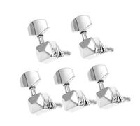 TOYANDONA 5 Piezas Semi Closed Guitar Tuning Pegs Heads Precise String Adjustment Compatible With Acoustic Electric Guitars Easy Installation Dust Resistant