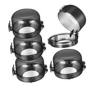 TOYANDONA 5 Piezas Tapa Del Pomo De La Estufa De Gas Reemplazo Largo Identificador Cubiertas De Perilla De Estufa a Prueba De Perilla De La Estufa a Prueba De El Plastico Negro