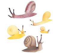 TOYANDONA 5 Uds Juguete De Caracol De Simulación Juguete De Rastreo Juguetes para Niños Figura De Animal De Simulación Decoración De Bonsái En Maceta Estatua De Caracol Realista Decoración