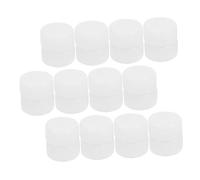 TOYANDONA 50 Cajas de Sonajero para Bebés en Plástico Blanco, Accesorios para Juguetes Que Desarrollan Coordinación Mano-ojo y Atraen la Atención en Cochecito o Portabebés