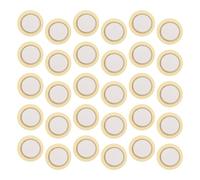 TOYANDONA 50 Discos Piezoeléctricos De 27 Mm, Pastillas De Disco Piezoeléctrico Sin Fuente, Transductores De Pastilla Acústica Para Electrónica, Juguetes y Detección De Sonido